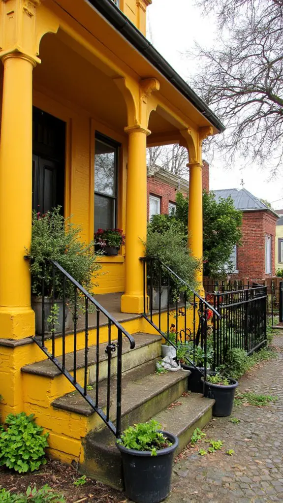 elegant yellow and black