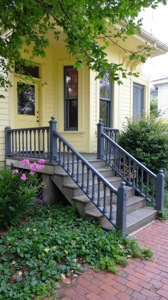 elegant yellow gray contrast