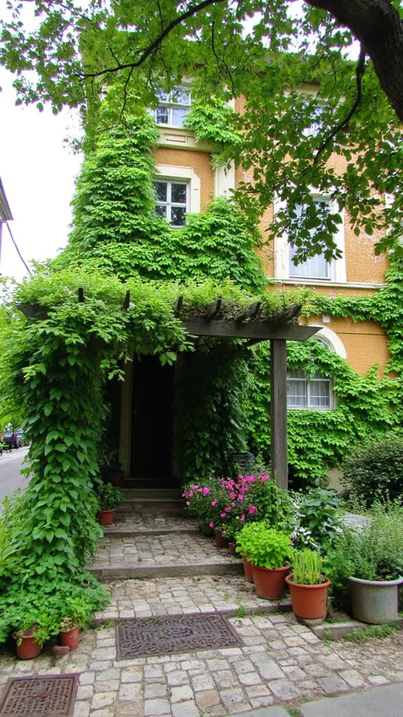 elevate greenhouse with greenery