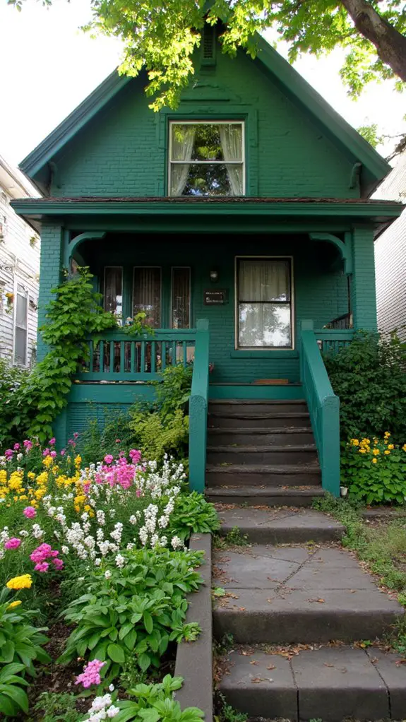 emerald green artistic transformation