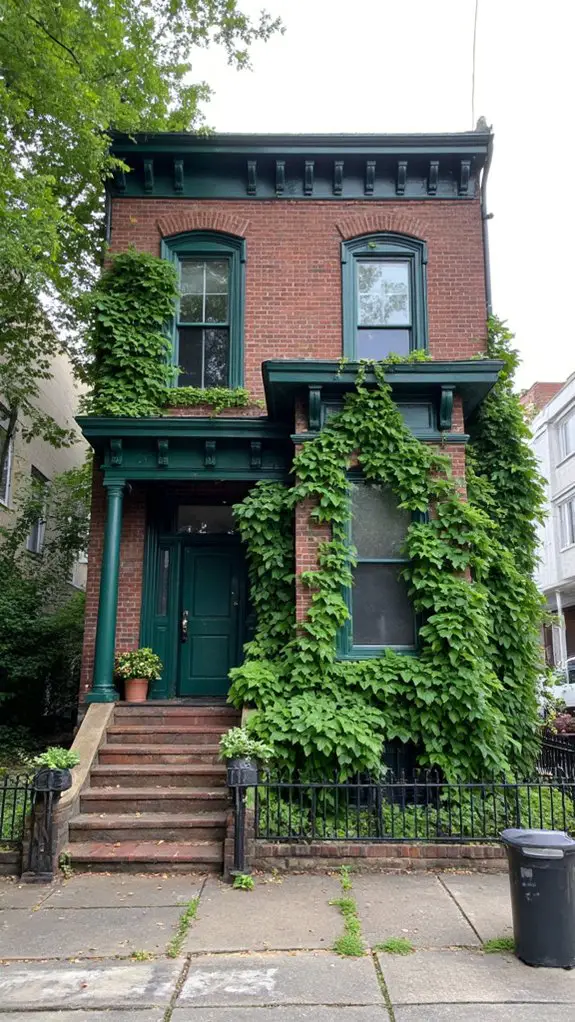 emerald green urban tranquility