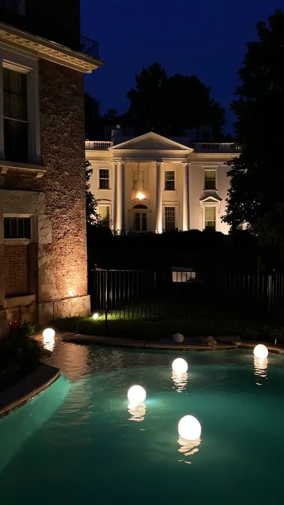 enchanting floating light reflections