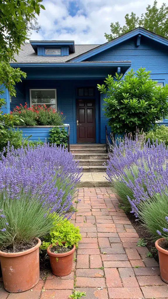 enchanting fragrant purple blooms