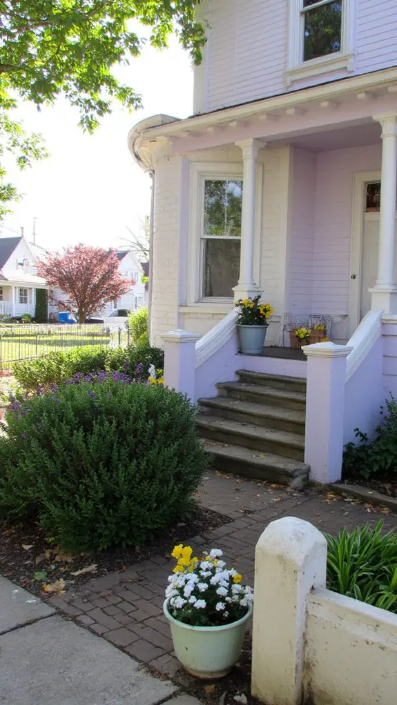 enchanting light lavender exterior