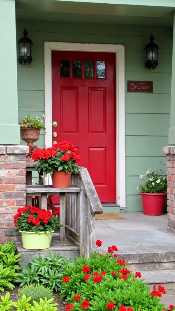 energetic warm red accents