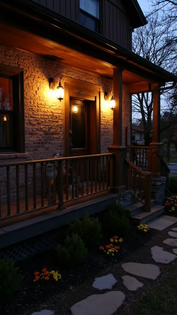 enhance curb appeal lighting