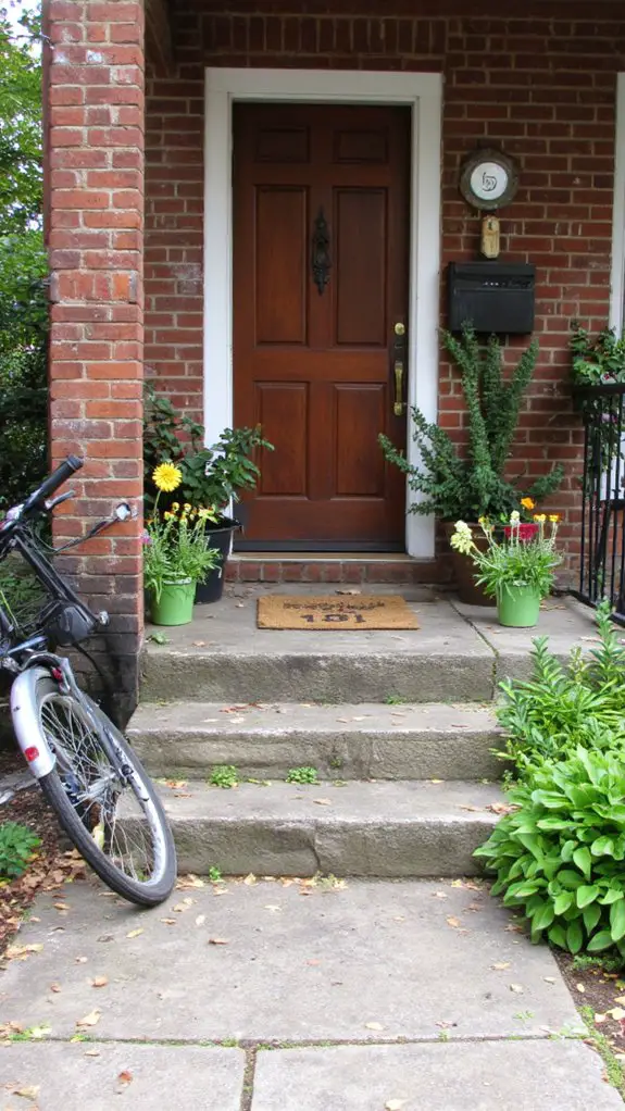 enhance exterior with house numbers