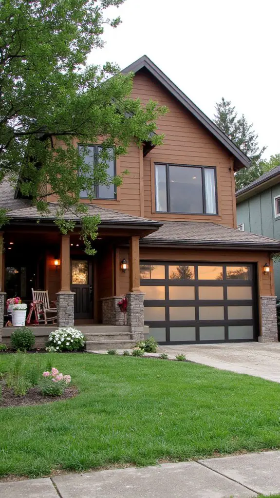 fawn brown exterior elegance