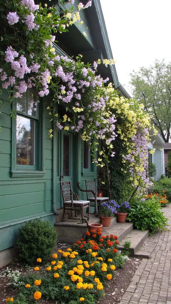 fragrant flowers create serenity