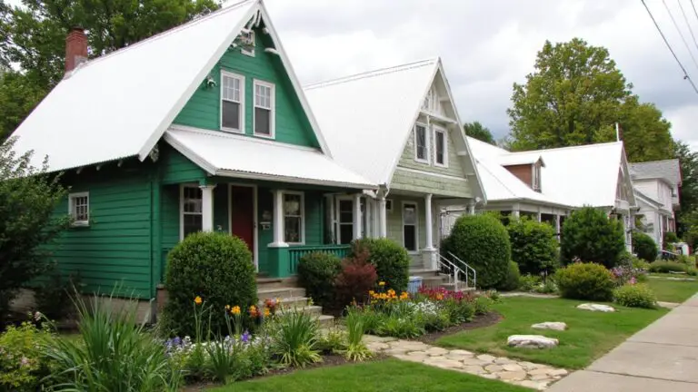 fresh green houses aesthetic