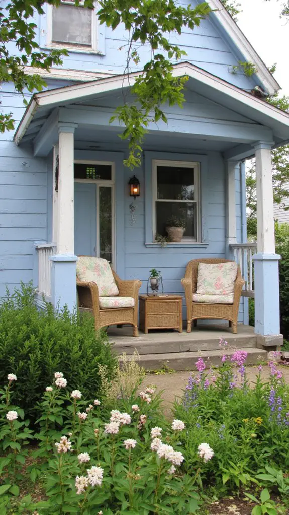 frosty blue wicker haven