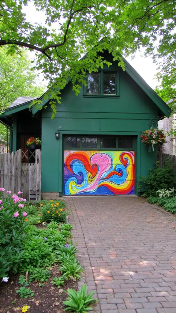 garage doors as art