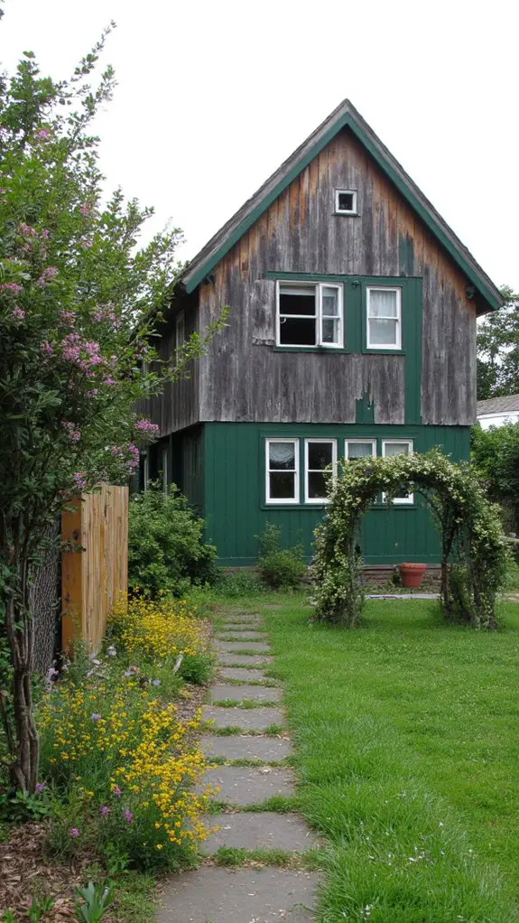 geometric design with nature