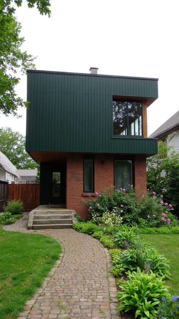 geometric elegance in green