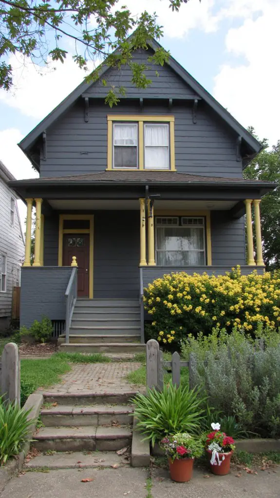 graphite gray with accents