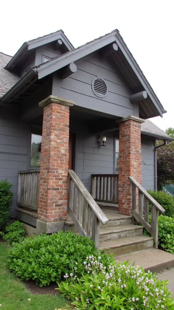 gray and brick harmony