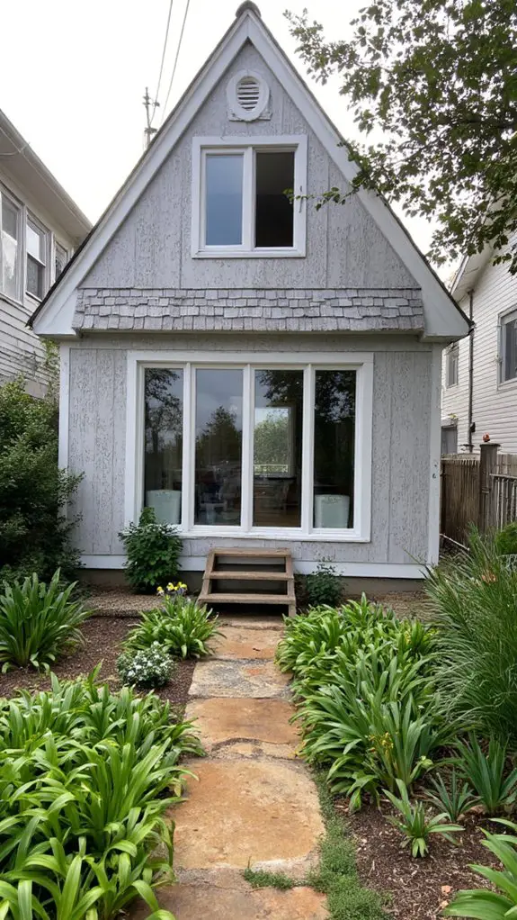 gray coastal villa charm