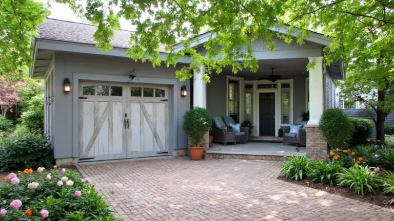 gray garage door transformations