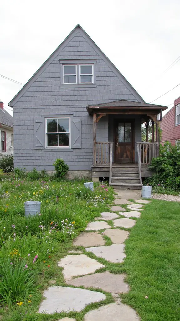 gray shingle farmhouse charm