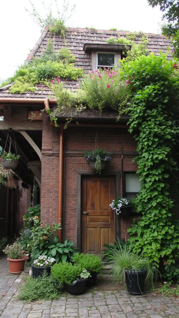 green roof copper elegance