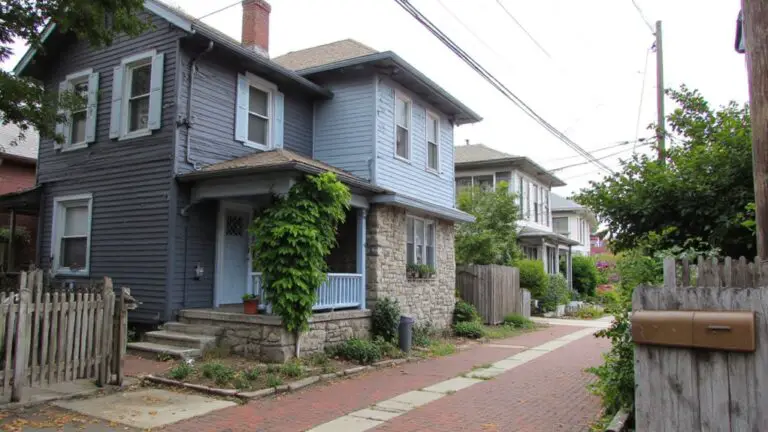 grey and blue exteriors