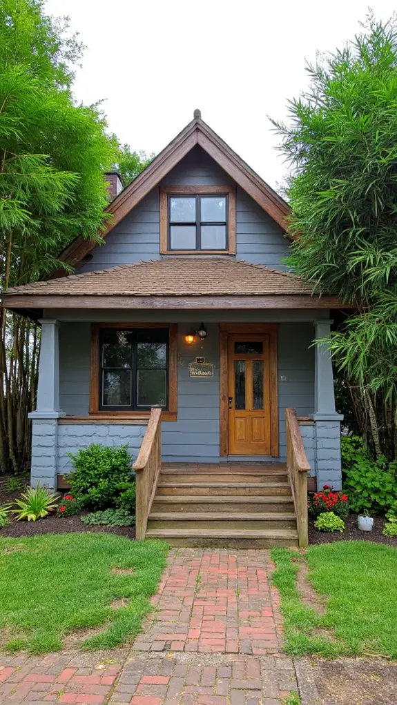 harmonious bamboo gray design