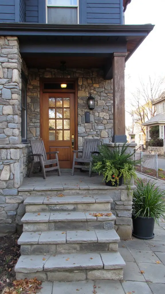 harmonious blue gray stone blend