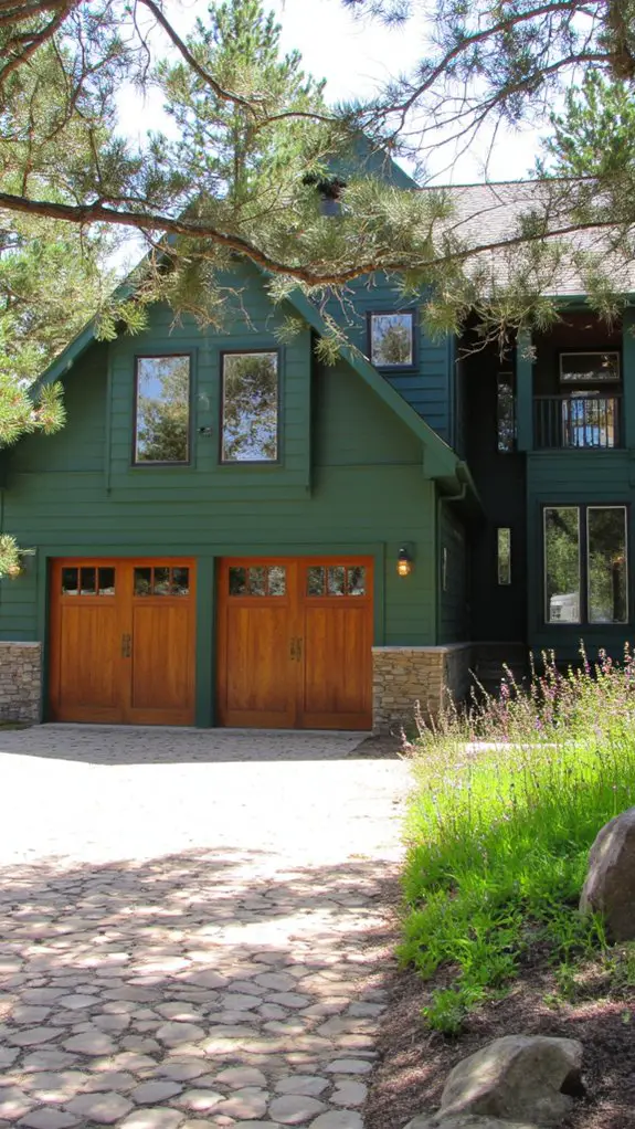 harmonious garage door selection