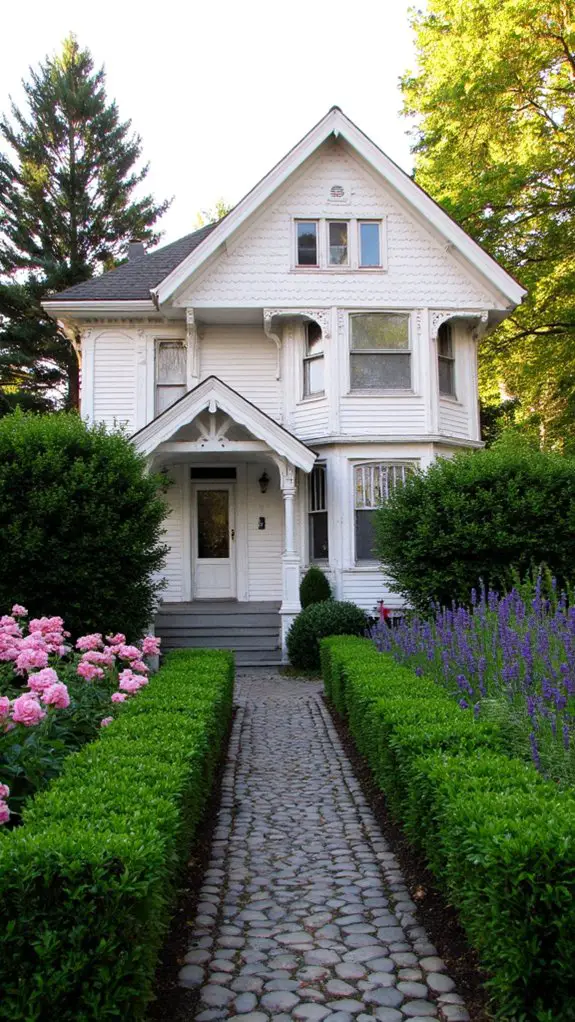 harmonious symmetrical garden design