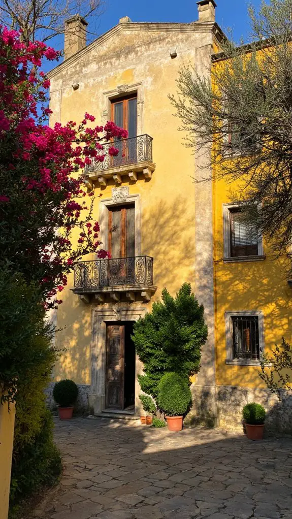 historic manor with gardens