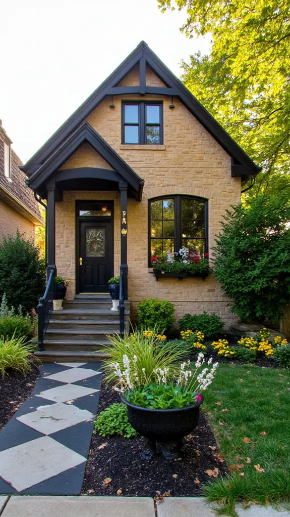 honey brown home contrast