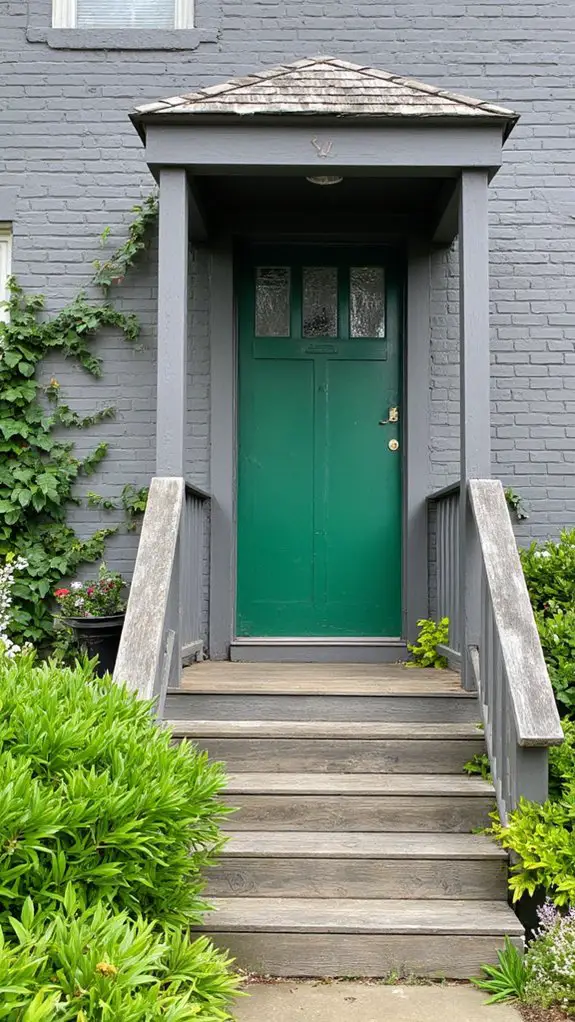 hunter green elegance exterior