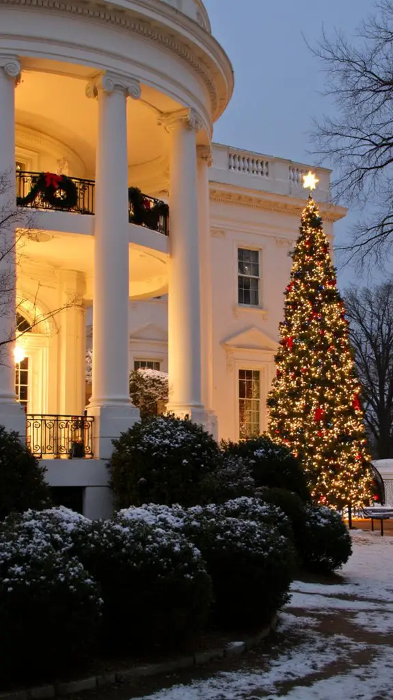 iconic white house christmas tree