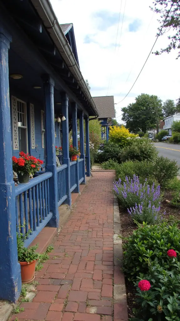 indigo elegance with white