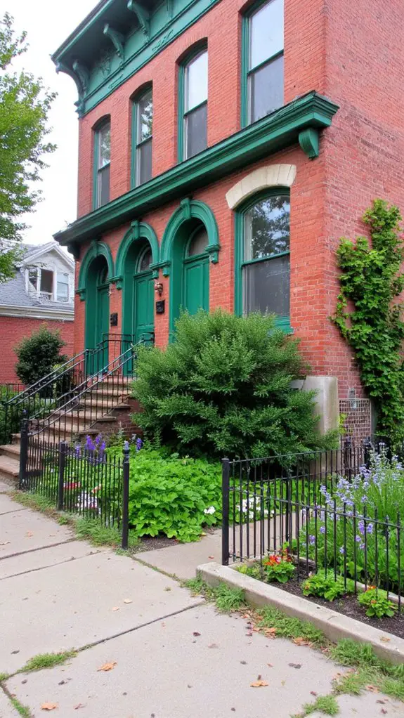 industrial chic with vibrance