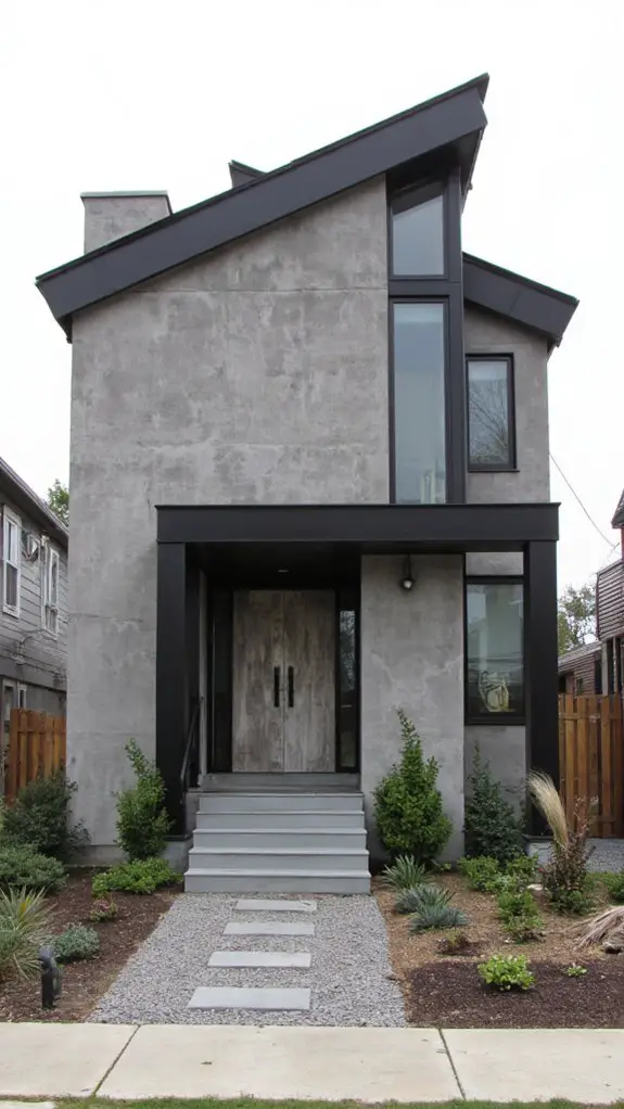 industrial gray and black