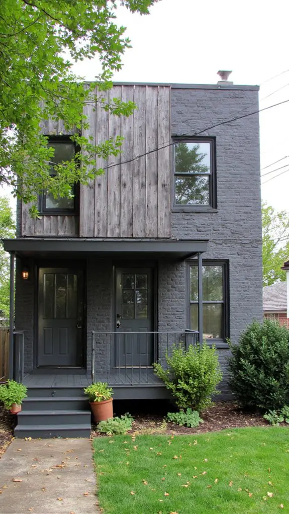 industrial gray home design