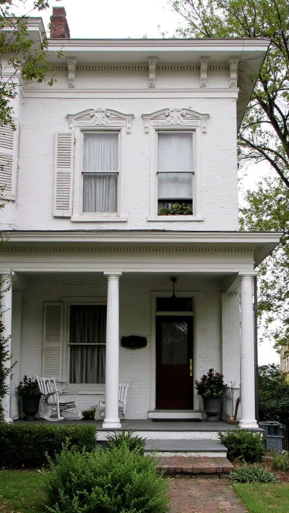 intricate victorian shutter design