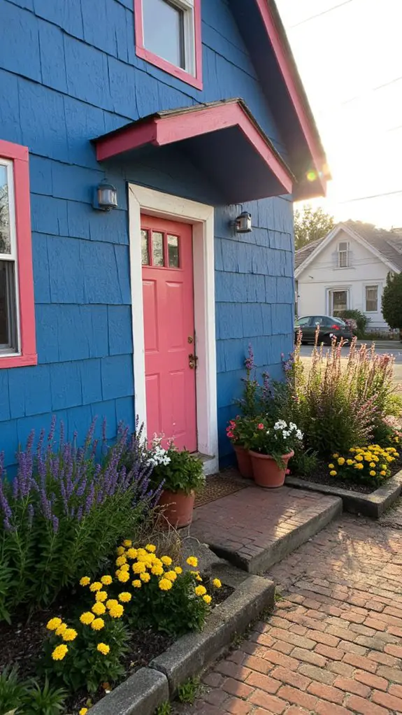 invigorating warm color contrast