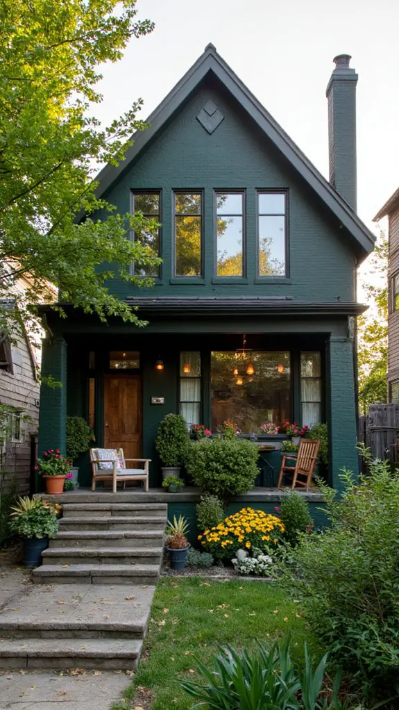 inviting contemporary forest elegance