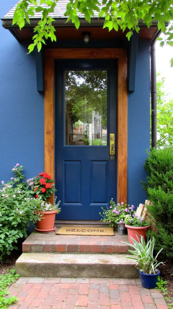 inviting glass front door design