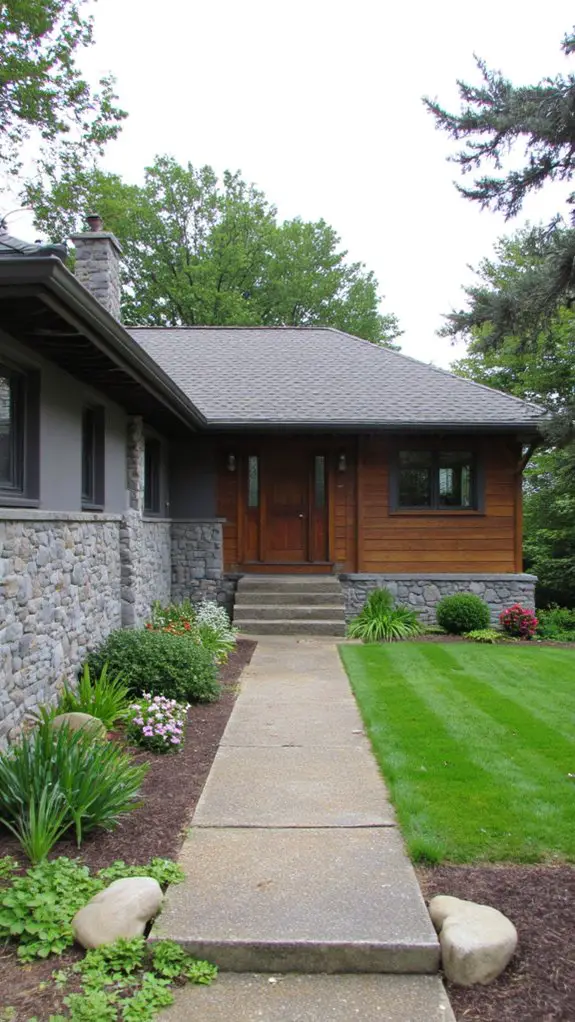 inviting gray wood ranch