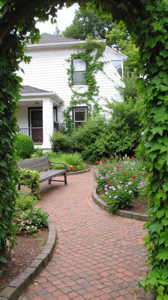 inviting natural stone pathways
