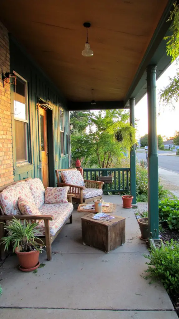 inviting outdoor living space