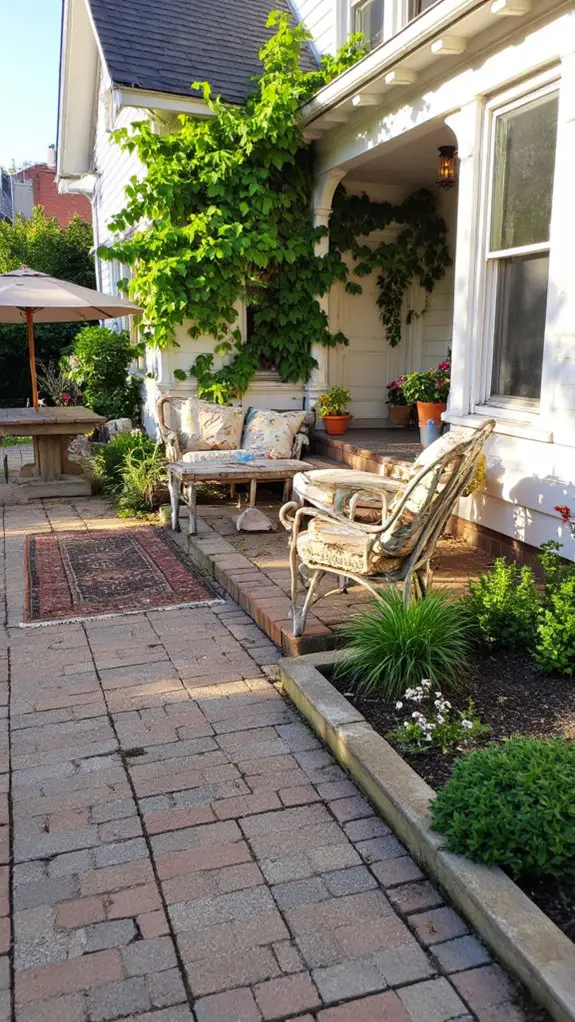 inviting outdoor relaxation areas