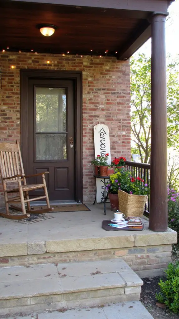 inviting porch with charm