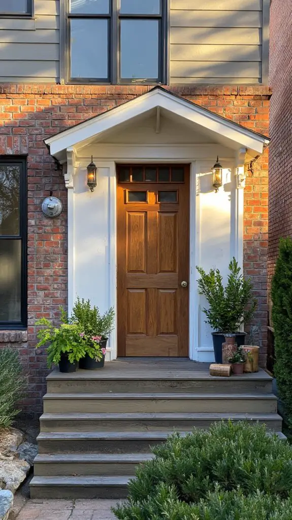 inviting rustic modern contrast