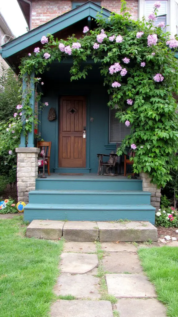 inviting sophisticated teal ambiance