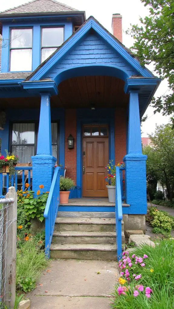 inviting warm cerulean exterior