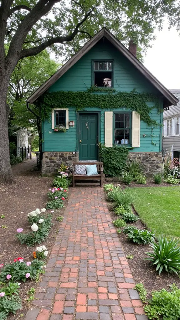 jade green cottage charm